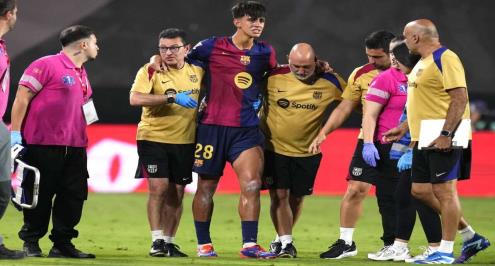 500 مليون شرط جزائي.. برشلونة يعلن تعديل عقد مارك بيرنال حتى 2026